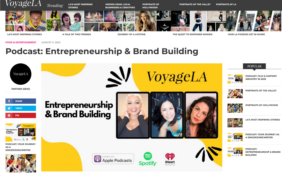 Podcast: Entrepreneurship & Brand Building