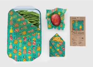 Reusable Beeswax Wrap - Pineapple Print