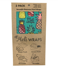 Load image into Gallery viewer, Reusable Beeswax Wrap - Pineapple Print