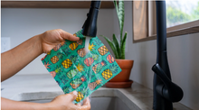 Load image into Gallery viewer, Reusable Beeswax Wrap - Pineapple Print