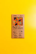 Load image into Gallery viewer, Reusable Beeswax Wrap - Tropical Papaya Print